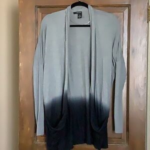 Gray and Black Ombre Cardigan